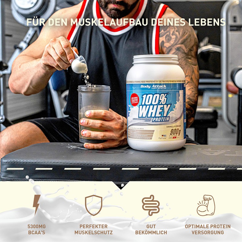 Body Attack 100% Whey Protein Hydrolysate - Ultra-Filtrated