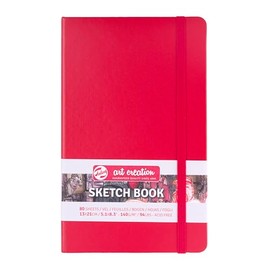 Talens Art Creation Sketchbook 80 Sheets, 13 cm x 21 cm, Red