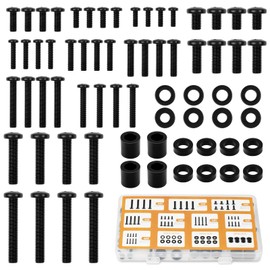 Flintronic TV Bracket Screw, 68pcs Mounting Screws, Screws Assortment Kit, M4 M5 M6 M8 for Most TV Stand, TV Mount & TV Bracket Bolts for DIY, Furniture & Repairs
