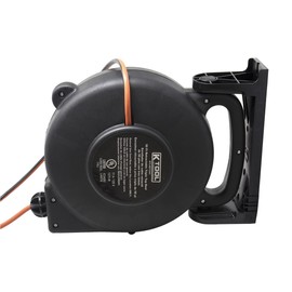 K-Tool MQ43728SP 50' Retractable Triple Tap Reel