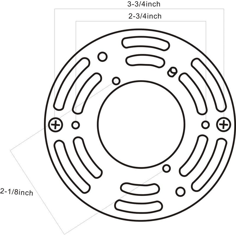 CLOUDY BAY LED Flush Mount Ceiling Spot Light,CRI90+ 8W 600lm