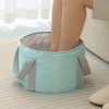 Foot Wash Foldable Portable Small Foot Bath Spa Foot Spa Pink 2ea