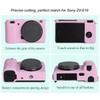 Pocoukate Case for Sony ZV-E10 Vlog Camera, Soft Silicone Protective
