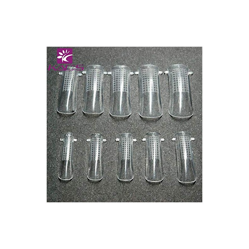 KADS Nail Tips 100PCS/10 Sizes Dual Nail Foam UV Gel