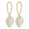 Curtain Rope Tiebacks,2 Pack Macrame Curtain Tieback -Shaped Curtain Holdbacks,Boho