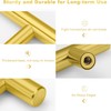 CCHONG 5 Pack Gold Stainless Steel Modern Cupboard Handles (150mm