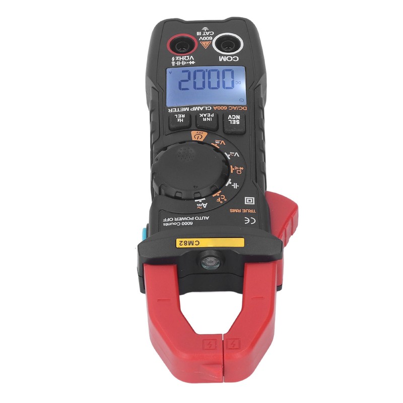 Clamp Meter Digital Display Multimeter Ammeter Voltmeter Tester for AC