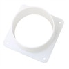 ZRM&E Plastic Air Duct Connector Flange Panel 4" Dryer Vent