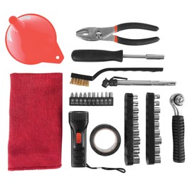 Performance Tool W1770 Home and Auto Tool Kit (37 Pieces) - Essential Tools for DIY Home Repairs and Car Maintenance