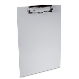 Saunders 21517 Recycled Aluminum Clipboard - Silver, Letter Size, 8.5 in. x 12 in. Document Holder with Low Profile Clip