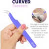 SIVOTE Pinzas de pestañas para extensiones de pestañas para volumen,