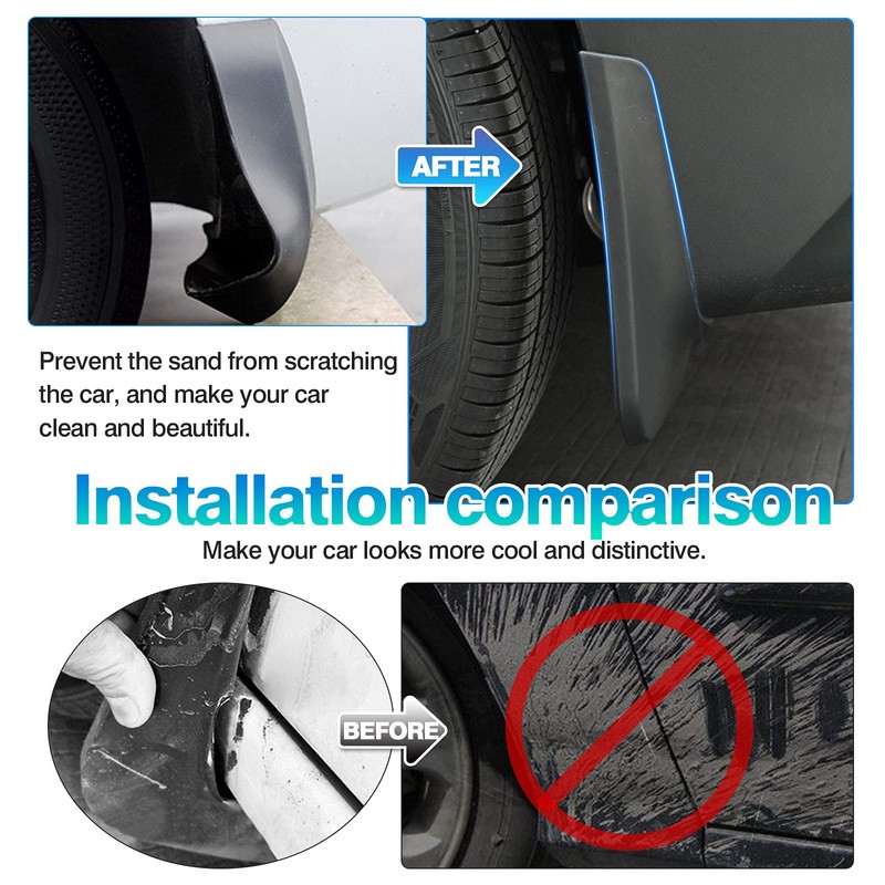 Autorder Mud Flaps for 2022 2023 2024 2025 Tucson NX4