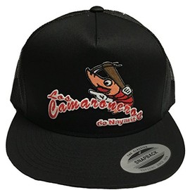 Camaroneros De Nayarit Hat Black Mesh Snapback