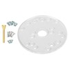 Acrylic Base Plate, Router Universal Base Plate, Acrylic with Centering