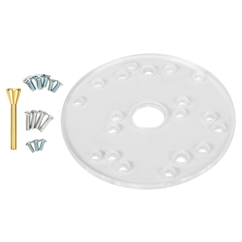 Acrylic Base Plate, Router Universal Base Plate, Acrylic with Centering