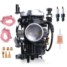JIK Carburetor for Harley Davidson Road King Twin Cam 40mm CV40 Softail Dyna Sportster XL883 XL1200 Carb Silver