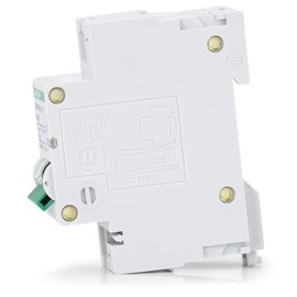 Chtaixi 12V-110V DC Miniature Circuit Breaker, 80 Amp 1 Pole Battery Breaker Protector for Solar PV System and RV, Thermal Magnetic Trip, DIN Rail Mount, High Current DC Disconnect Switch MCB 1P B80