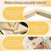 BUAEL 16 PCS Stretcher Bars for Needlework 4 Sizes Wooden