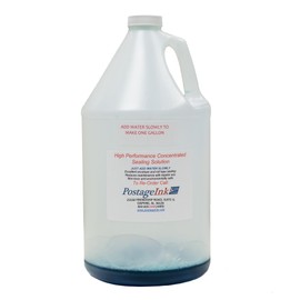 PostageInk.com Sealing Solution Concentrate (Makes 1 Gallon) for All Postage Meters; Compatible Replacement for PB 608-0
