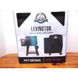 Lexington Pit Boss Lexington Wood Pellet Grill Cover, Heavy Duty Weather Resistant Onyx