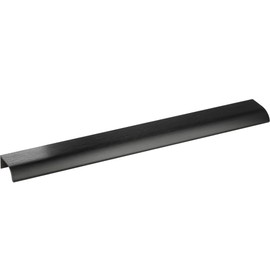 Gedotec Furniture Handles Made of Aluminium, 1 Piece Door Handles for Cabinets - Black Matt with Mounting Material, ONA 0372, Length: 1100 mm, Handles for Kitchen Cabinets, Cabinet Handles, Furniture