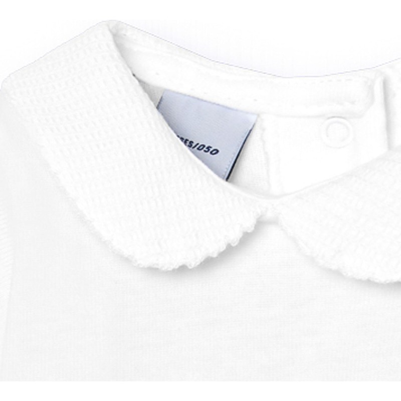 babidu Unisex Baby Tailored, White, 3-6 months