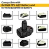 YUHDWRE Step Down Adapter for Dewalt 20V to 12V/14.4V, DM20DC12