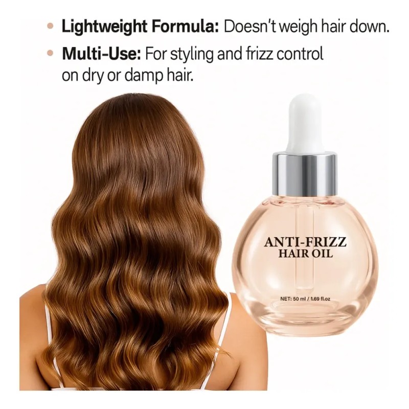 Aceite Capilar Anti Frizz 50 Ml Para Todo Tipo De