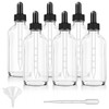 Bumobum 6 Pack, 4 oz Dropper Bottle with Measured, Clear