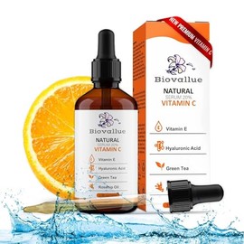 GANADOR DE LA COMPARACIÓN 2023 BIOVALLUE PREMIUM HIALURÓNICO SERUM 100ML  VITAMINA A  VITAMINA C  VITAMINA E ALOE VERA ACEITE DE JOJOBA  ACEITE DE... 