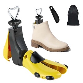 Halcent Shoe Tree for Men and Women, Plastic Shoe Stretcher, Shoe Stretcher for Men and Women, yellow(4-9)