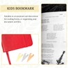 VILLCASE 12pcs Book Dart Metal Bookmarks, Small Book Line Marker