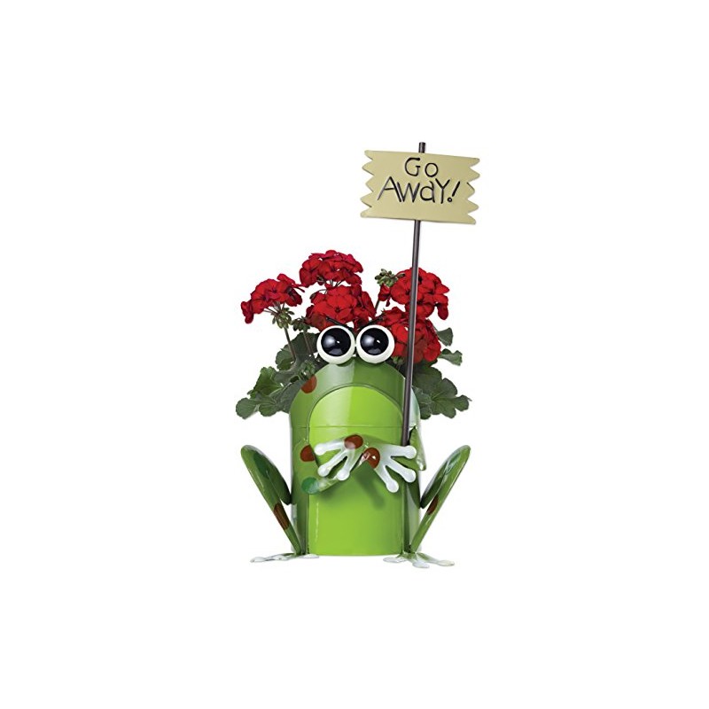 Sunset Vista Designs Get Happy Frog Planter