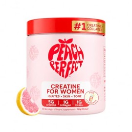 Peach Perfect- “Monohidrato de Creatina en Polvo, Limonada Rosa, Creatina Constructora de Glúteos para Mujeres con Colágeno, BCAA,