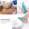 Outanaya 2Pcs Green Finger Massage Tools Practical Thumb Massagers for