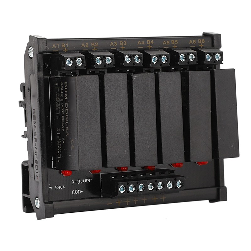 6 Channel Solid State Relay Module with Signal Indicator Input
