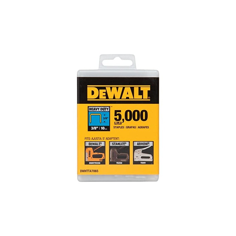 DEWALT DWHTTA7055 Heavy Duty Narrow Crown Staples 5/16 Inch Crown