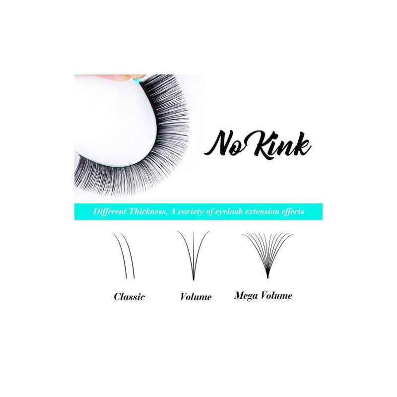 VAVALASH Eyelash Extensions 0.15 C Curl 12mm Lash Extensions Supplies
