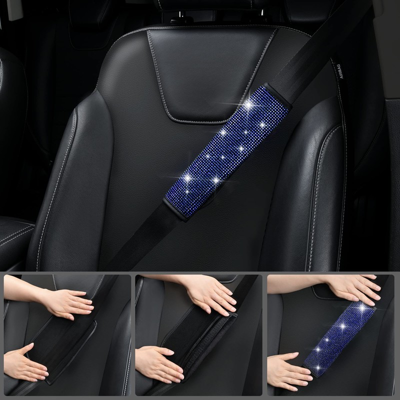 CAR PASS 23 PCS Bling Diamond Car Accessories Set for