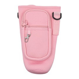 Namvo Water Bottle Carrier Bag With Handle Multifunctional Casual Neoprene Cup Holder With Adjustable Shoulder Strap And Carabiner Clip