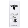 Artline, 110501, Stamp Pad Ink Refill, 50cc, Black