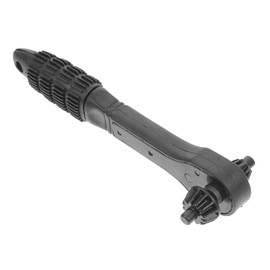 jojofuny Portable Drill Chuck Key Wrench 2 in 1 Ratchet Wrench Comfort Grip for Fast and Effortless Drill Chuck Adjustment