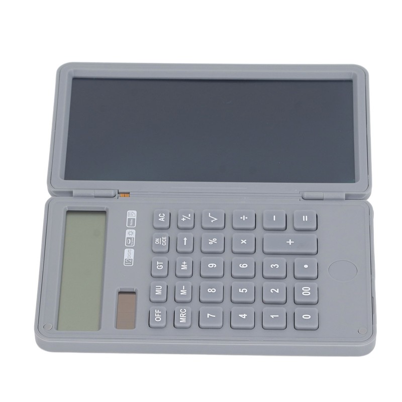 Calculator Handwriting Board Foldable Portable 12 Digits Display Scientific Electronic