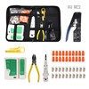 RJ45 Crimping Tool Network Connector Set, Network Tool Set, with