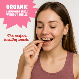 Top Fox Snacks Sunflower Seeds to Eat (Himalayan Pink Salt, 5.5 oz – 6 Pack) - Gluten Free Snacks, Protein Snacks, Keto Friendly Snacks, Allergen Free Snacks, Paleo & Vegan - Organic Pop-Roasted