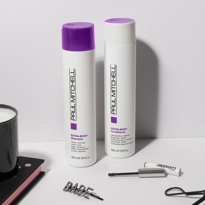 Paul Mitchell Extra-Body Conditioner, Detangles + Volumizes, For Fine Hair,