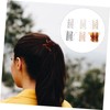Healeved 6pcs Butterfly Hair Claw Clips for Women Medium Transparent