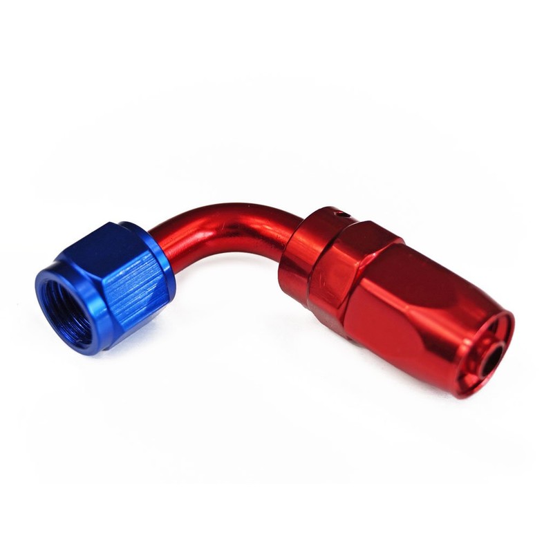 Aluminium Fitting 90Á Connector in AN6, Dash6, D-06, 9/16 Inch