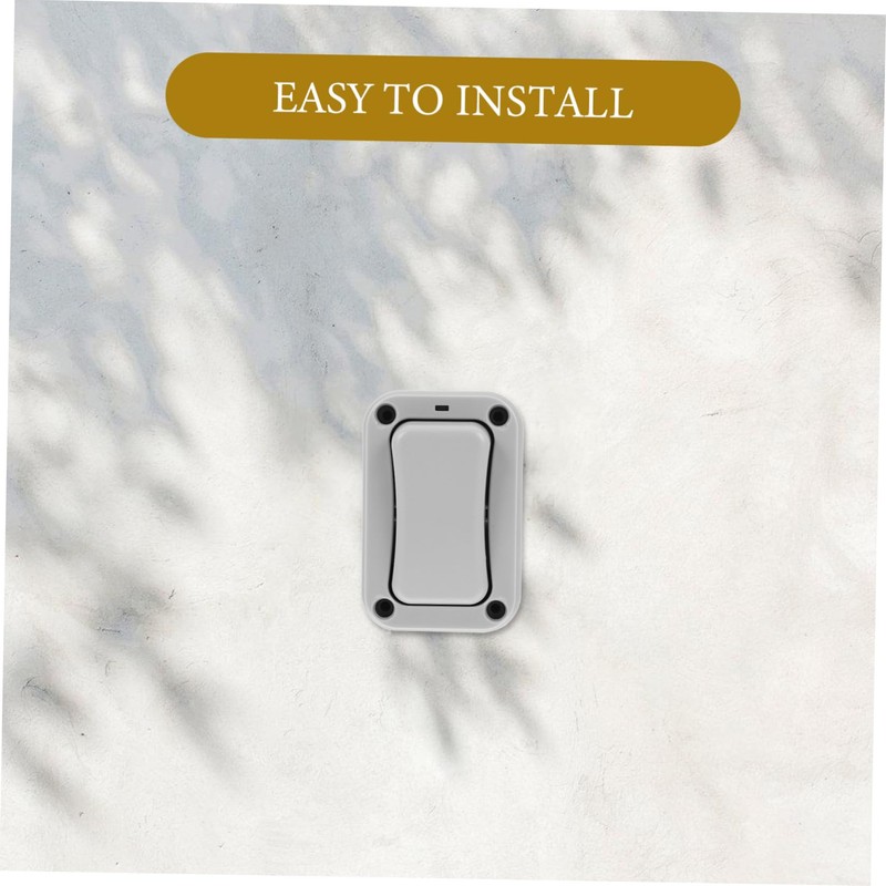Operitacx Weatherproof Outdoor Switch Rated Dark Grey Surface Mounted Light