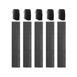 sourcing map Willow Charcoal Sticks, 20-24mm Willow Charcoal Pencils Soft Sketch Vine Art Supplies Set for Drawing Sketching Shading Painting Artists Beginners (Black, Pack of 5)